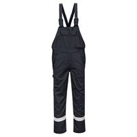 Portwest Bizflame Work+ FR Bib and Brace - Black