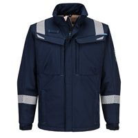 Portwest WX3 Modaflame Softshell FR Jacket - Navy