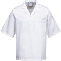 Portwest Bakers Shirt S/S - White