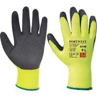 Portwest Thermal Grip Glove - Latex - Black