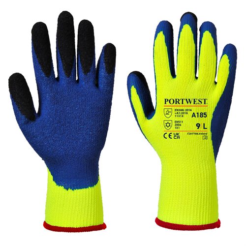 Portwest Duo-Therm Glove - Yellow/Blue