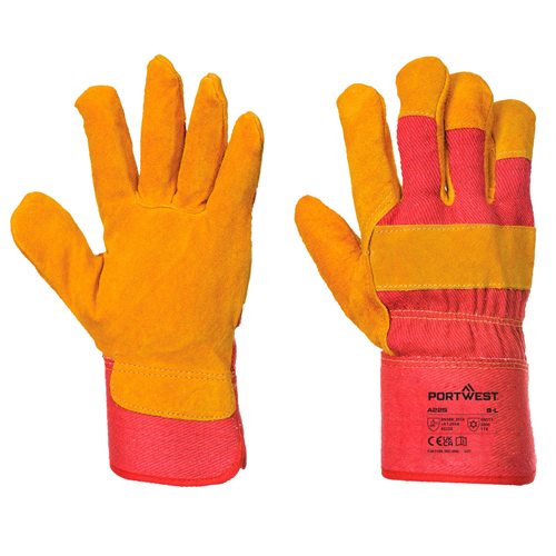 Portwest Fleece Lined Rigger Glove - Red