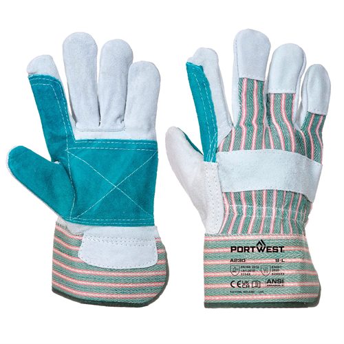 Portwest Double Palm Rigger Glove - Grey