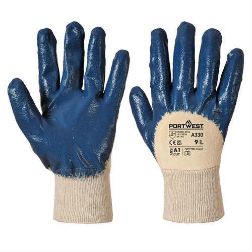 Portwest Nitrile Light Knitwrist - Navy