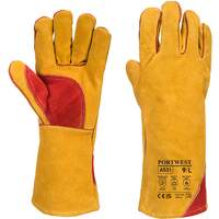 Portwest Reinforced Winter Welding Gauntlet - Brown