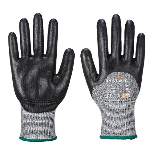 Portwest Cut 3/4 Nitrile Foam Glove - Black