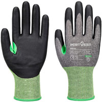 Portwest CS Cut C18 Nitrile Glove - Grey/Black