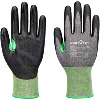 Portwest CS Cut C18 PU Glove - Grey/Black