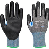 Portwest CS Cut D15 PU Glove - Grey/Black