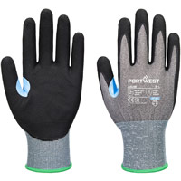Portwest CS Cut D21 Nitrile Glove - Grey/Black
