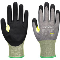 Portwest CS Cut E21 Nitrile Glove - Grey/Black
