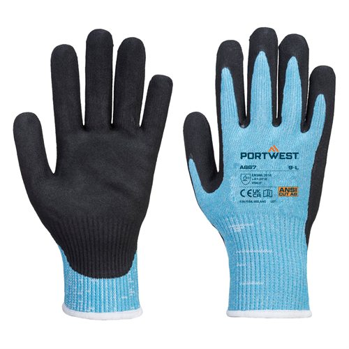Portwest Claymore AHR Cut Glove - Blue/Black