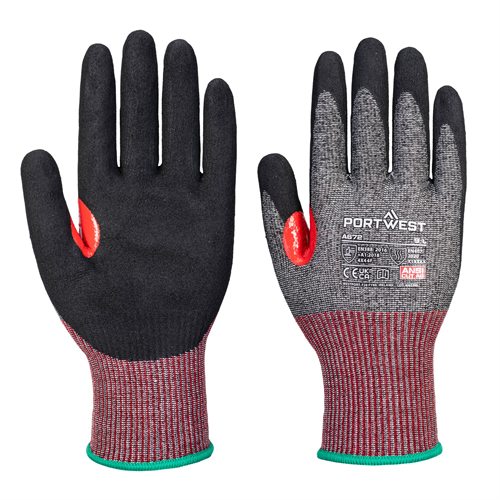Portwest CS AHR13 Nitrile Cut Glove - Black