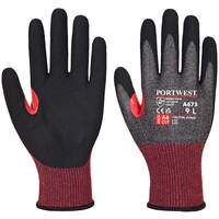 Portwest CS AHR18 Nitrile Foam Cut Glove - Black