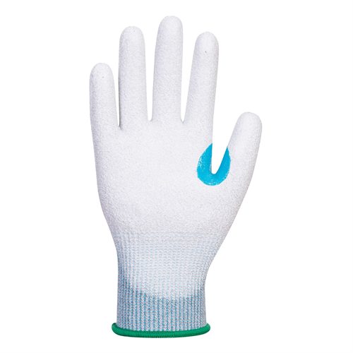 Portwest MR13 ESD PU Palm Glove - 12 pack - Grey/White