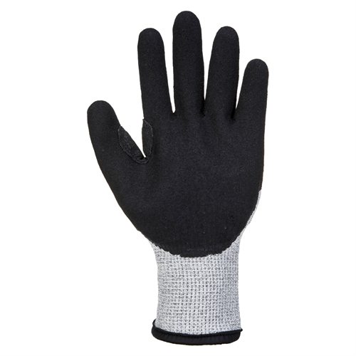 Portwest Anti Impact Cut Resistant Thermal Glove - Grey/Black