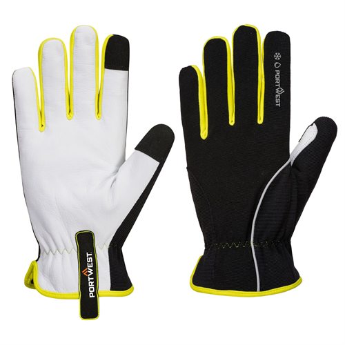 Portwest PW3 Winter Glove - Black/Yellow