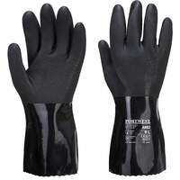 Portwest ESD PVC Chemical Gauntlet - Black