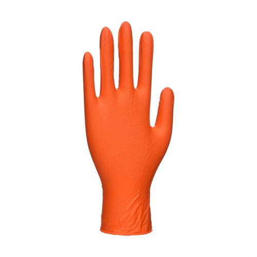 Portwest Orange HD Disposable Glove - Orange