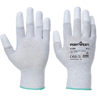 Portwest Antistatic PU Fingertip Essential Multipack (Pk12) - Grey