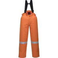 Portwest Araflame Insulated Winter Salopettes  - Orange