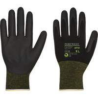 Portwest NPR15 Foam Nitrile Bamboo Glove - 12 pack - Black