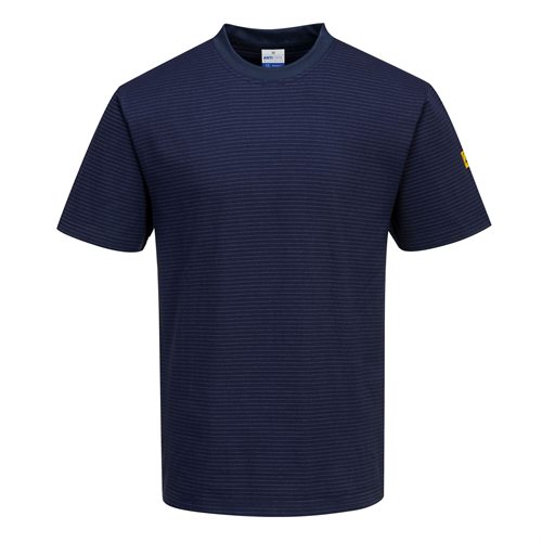 Portwest Anti-Static ESD T-Shirt - Navy