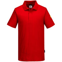 Portwest Anti-Static ESD Polo Shirt S/S - Deep Red