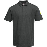 Portwest Anti-Static ESD Polo Shirt S/S - Zoom Grey