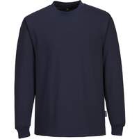 Portwest Anti-Static ESD Long Sleeve T-Shirt - Navy