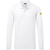 Portwest Anti-Static ESD Polo L/S - White