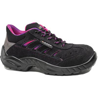 Base Zoe Shoe S1P SRC - Black/Fuchsia