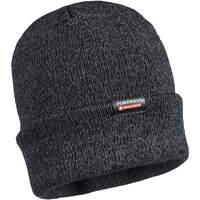 Portwest Reflective Knit Hat, Insulatex Lined - Black