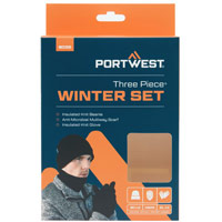 Portwest Winter Accessory Set (3pcs) - Black