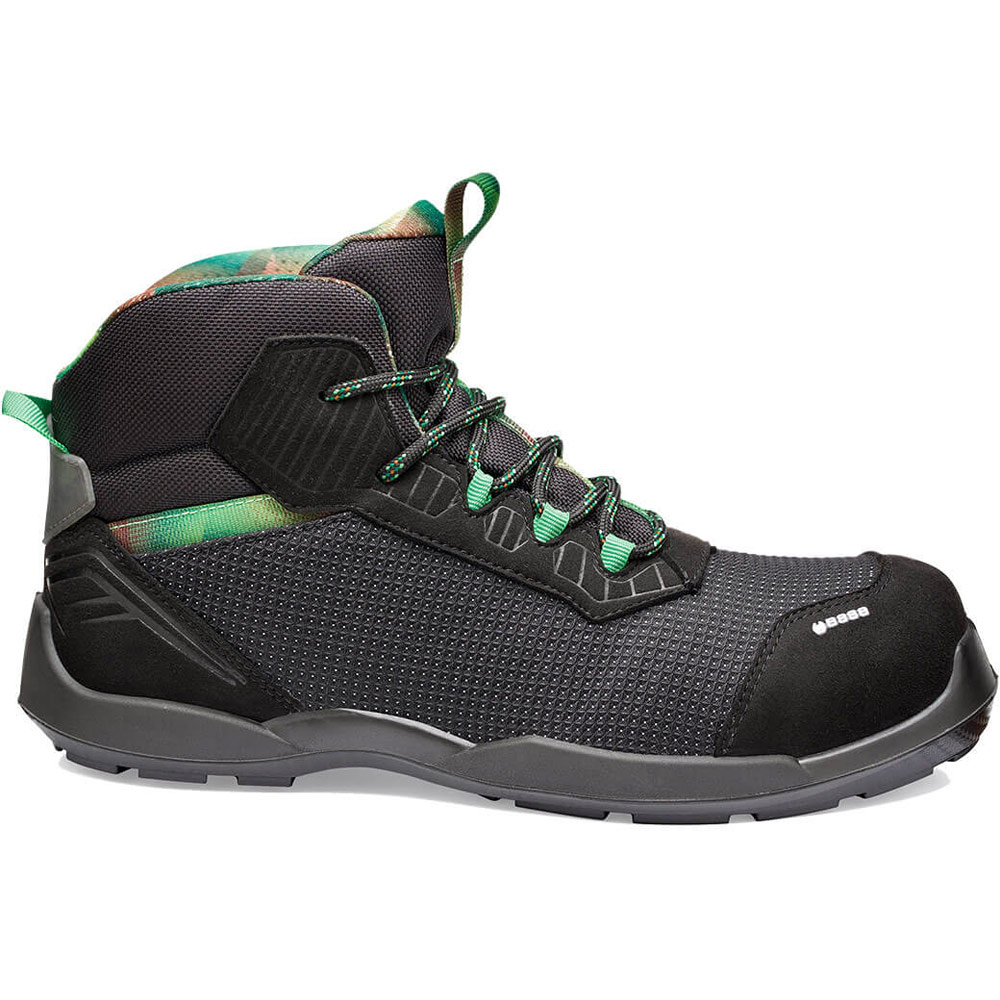 Base Yellowstone Mid Record Ankle Shoes - Black