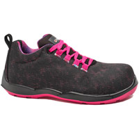 Base Violet Shoe S3L FO SR - Black/Fuchsia