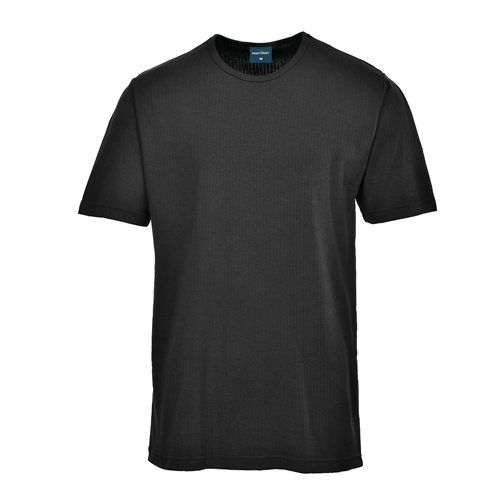 Portwest Thermal T-Shirt Short Sleeve - Black