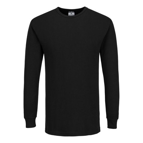 Portwest Thermal T-Shirt Long Sleeve - Black