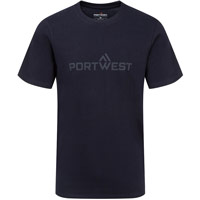 Portwest Branded Cotton T-Shirt S/S - Dark Navy