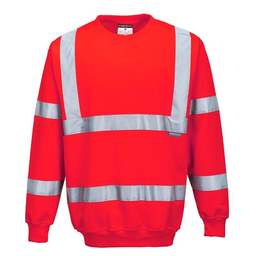 Portwest Hi-Vis Sweatshirt - Red