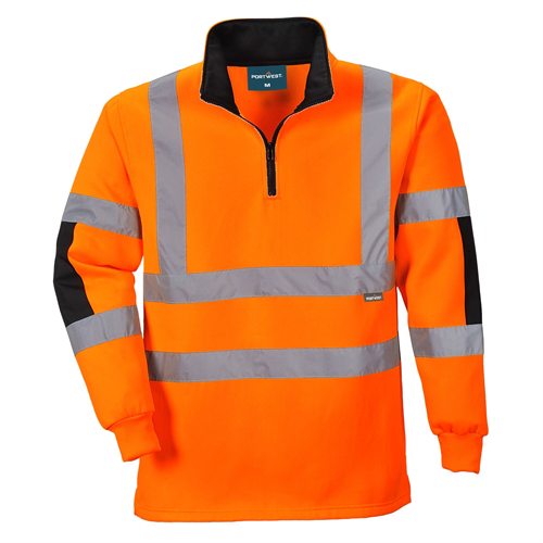 Portwest Xenon Rugby Shirt - Orange