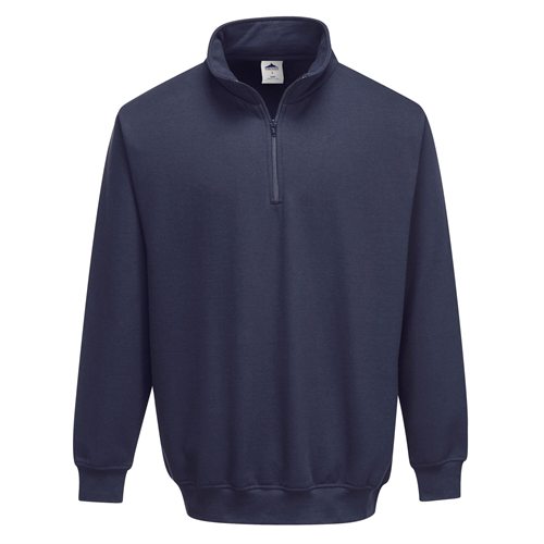 Portwest Sorrento Zip Neck Sweatshirt - Navy