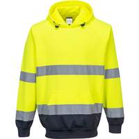 Portwest Two-Tone Hooded Sweatshirt - Yellow/Navy
