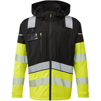 Portwest Ultimate Modular Hi-Vis 3-in-1 Rain Jacket - Yellow/Black