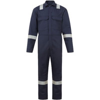 Portwest Bizweld Work FR Classic Coverall - Navy