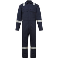 Portwest Bizweld Work FR Classic Coverall - Dark Navy