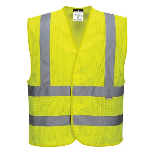 Portwest MeshAir Band & Brace Vest - Yellow