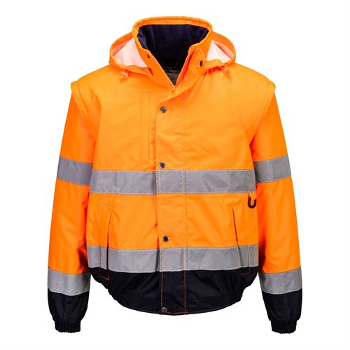 Portwest HI-Vis 2-in-1 Jacket - Orange