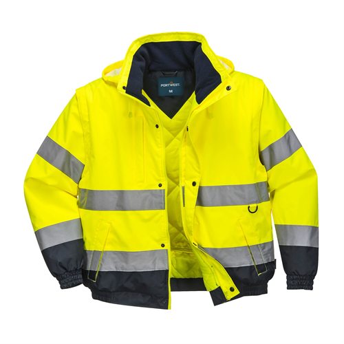 Portwest HI-Vis 2-in-1 Jacket - Yellow