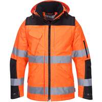 Portwest Pro Hi-Vis 3-in-1 Jacket - Orange/Black